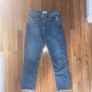 AGOLDE jeans. Brand new (never worn). Size 25. Riley crop style
